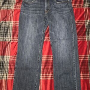 Lucky Brand Blue Denim Men's Straight Jeans 221 Original Gettin Lucky